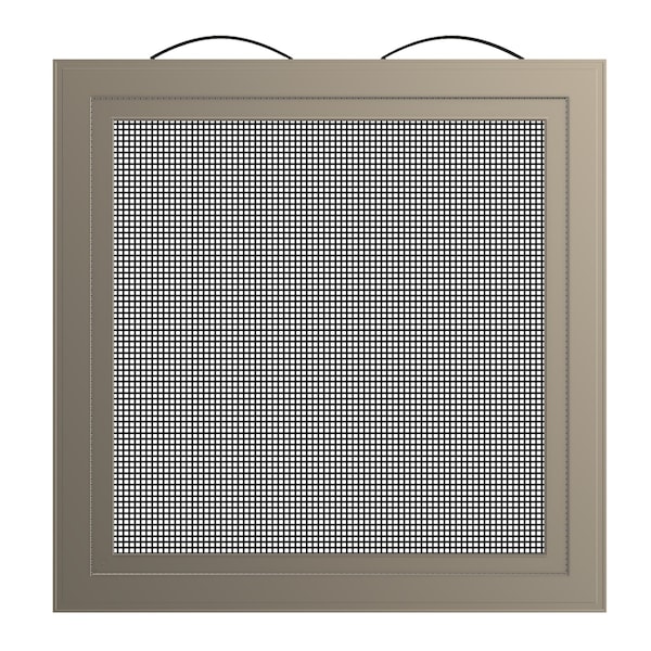 Ritescreen 26.875 in. W x 24 in. H Double-Hung Window Screen, DH3, Standard Aluminum Mesh, White DH3-C01-MSUV-L00-H24-W26.875 - main